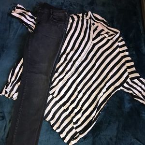 Forever 21 striped button up